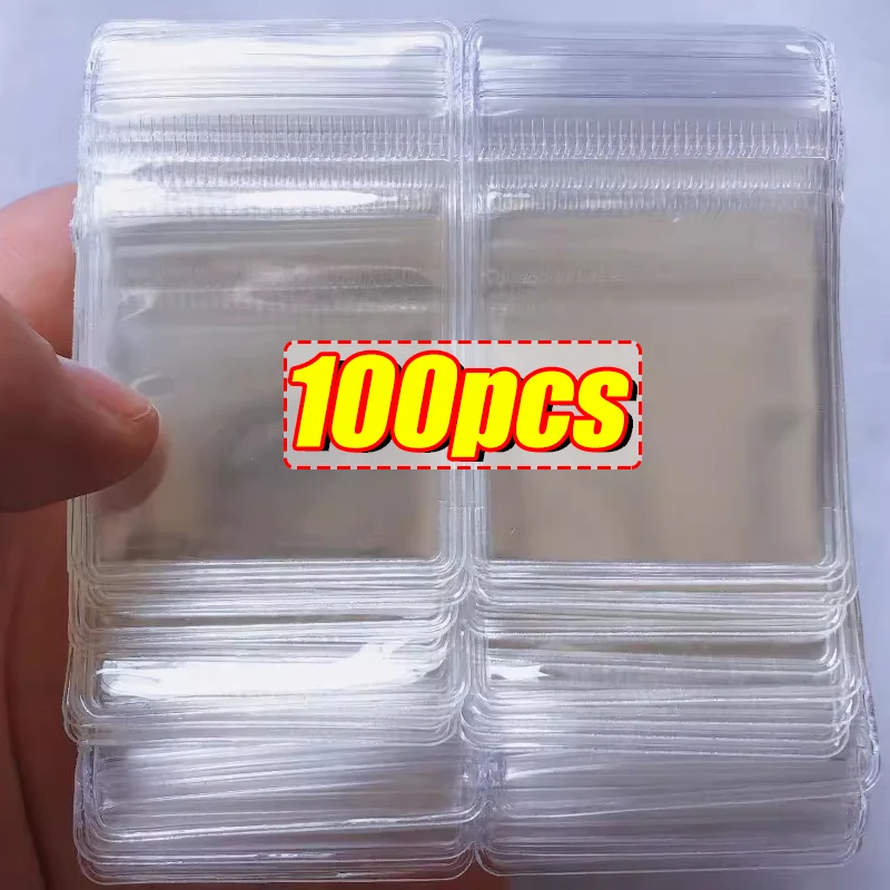 

10/100 шт., прозрачные антиокислительные пакеты из ПВХ