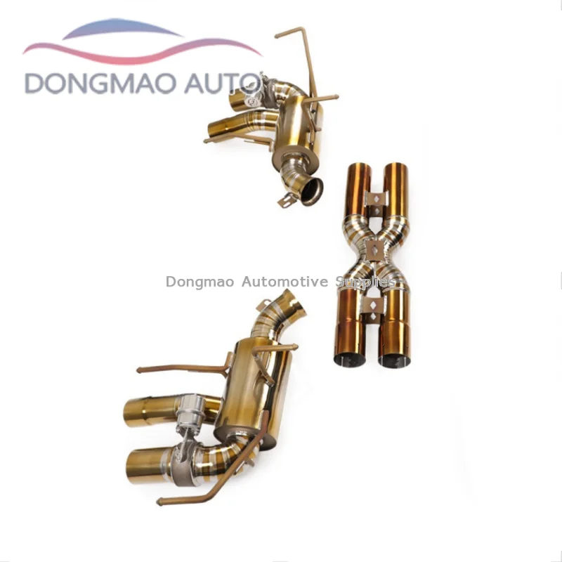 Suitable for Ferrari F12 berlinetta/TDF6.3 V12 titanium alloy cat back with X-tube valve middle pipe exhaust system