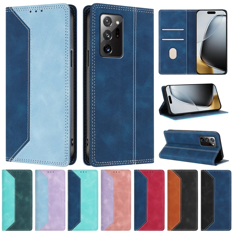 Para Samsung Galaxy Note 20 Ultra Funda magnética para Funda Samsung Note20 Ultra Note 10 + 10 Plus Funda de teléfono Funda de cuero