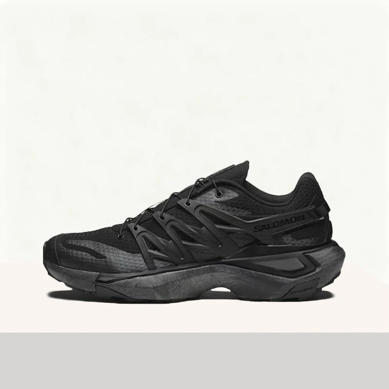 Salomon XT PU.RE Advanced: Minimalist, Durable, High-Performance Cushioned Support Low-Top Running Shoes (Unisex), Black  474460