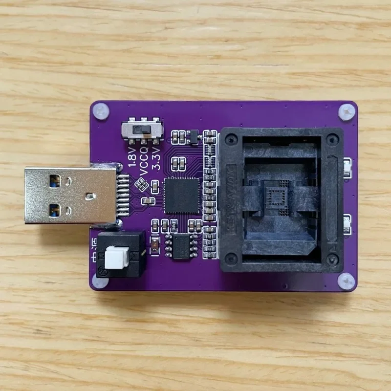 EMMC153 Burner USB 3.0 Adapter GL3224 BGA153 EMMC Chip Tester Mirror Read Write ToolGoods in stock