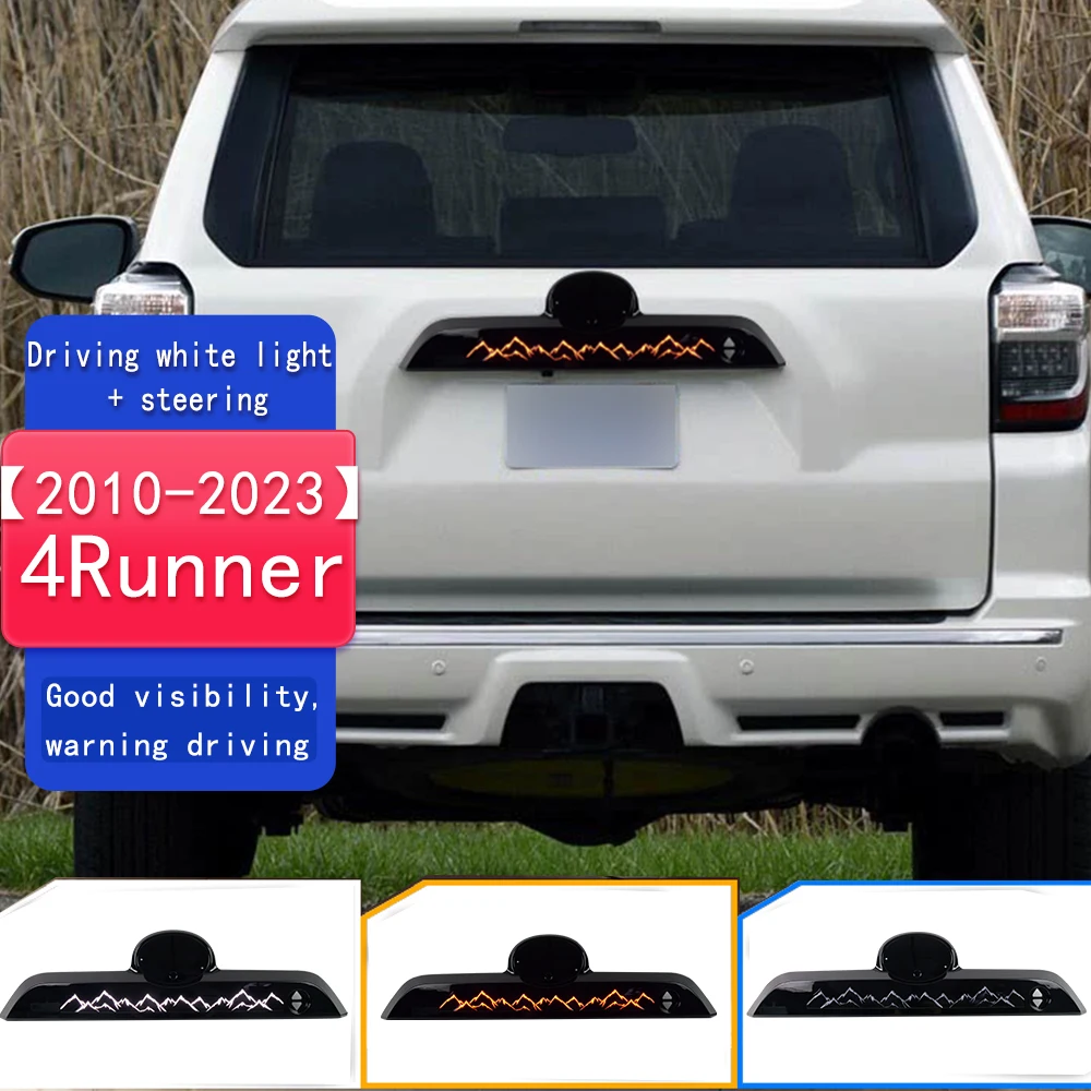 

Car LED Bumper Lights For Toyota 4 Runner 4Runner 2010-2025 Taillights Rear Fog Lamp Brake Light 12V Reflector Reverse Lamps