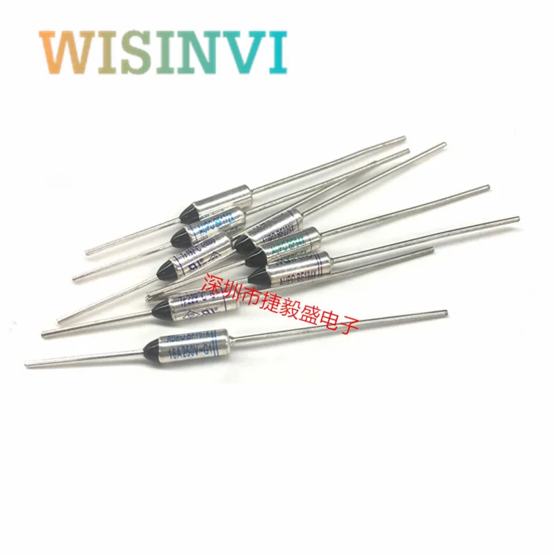 10 PCS  Thermal Fuse TF Thermal Fuse Cutoff TF Pellet TCO 250V 10A BF73~257 73~BF257 Degree  73~257℃ BF77 BF84 BF117 BF157..