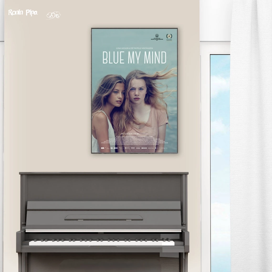 Blue My Mind Classic Movie Poster Art Print Canvas Painting Wall Pictures Living Room Home Decor (No Frame)