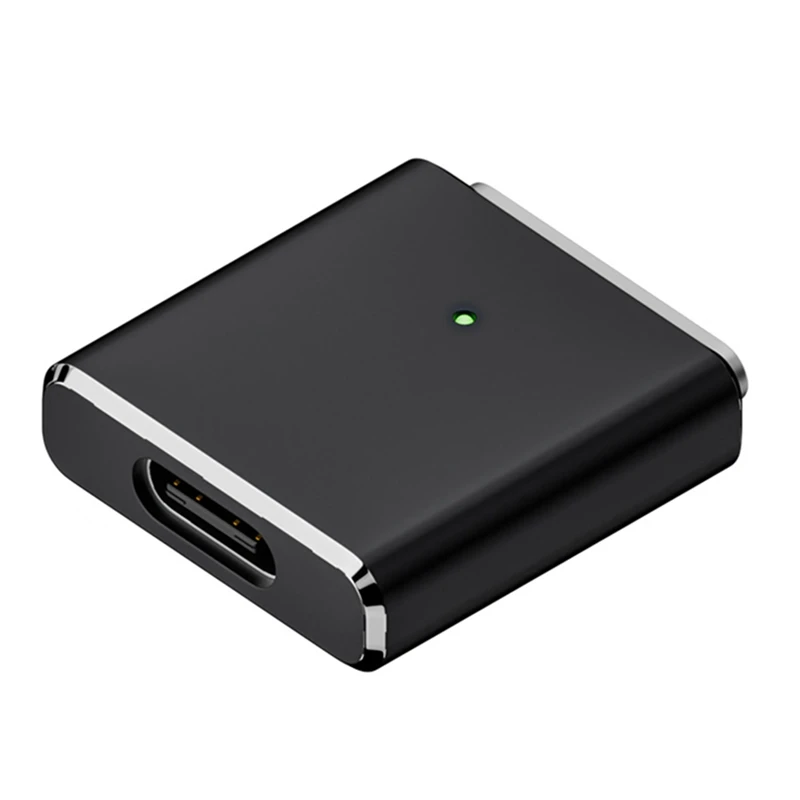 Sostituibile per adattatore Magsafe3 adattatore da tipo C femmina a 5pin ad alta potenza adattatore da 100W con Led per/Pro