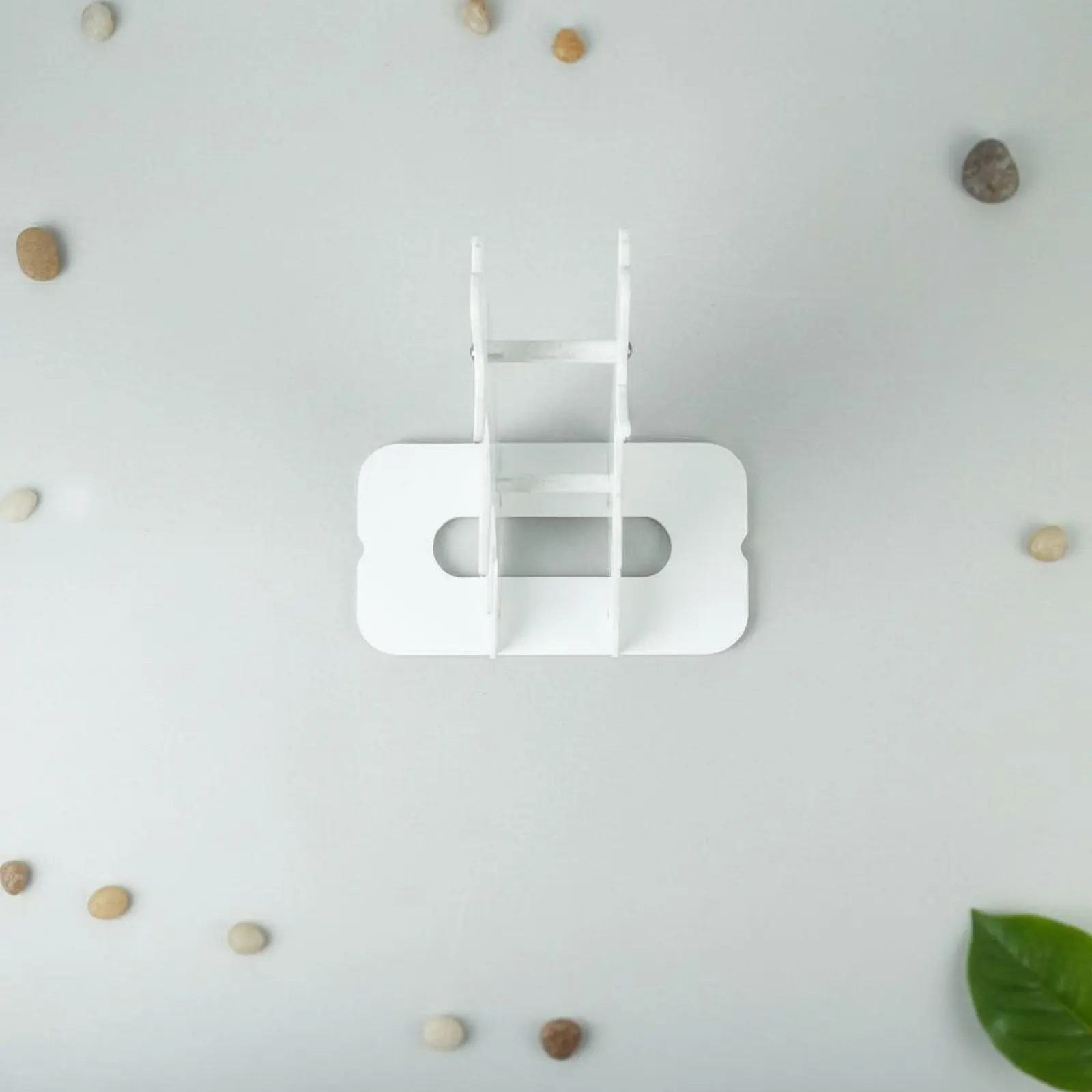 

Folding Blade Display Rack Easy Assembly Folding Blade Storage Stand Space-Saving Angled Slots for Cabinet