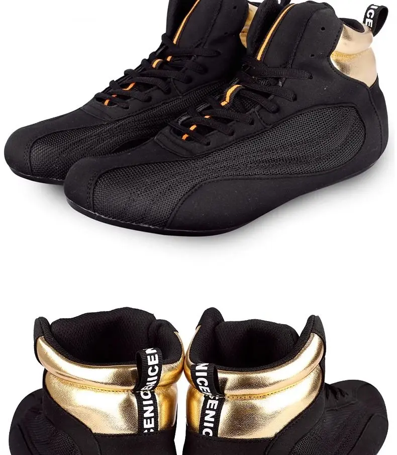 

2025 New Summer Comfortable Breathable Hot Professional Wrestling Shoes Fighting Sneakers Boxing Very Good