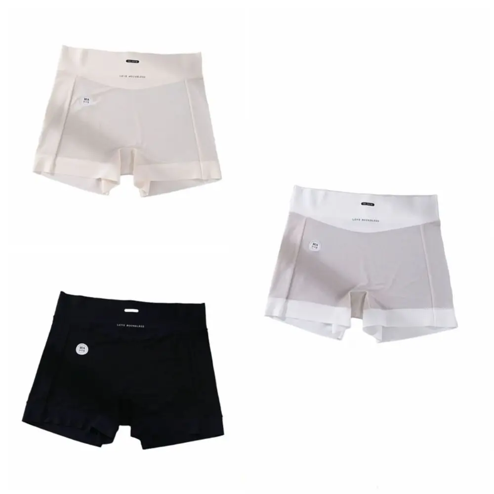 أزياء رقيقة الحرير الجليد سراويل القطن المنشعب كبيرة الحجم المرأة ملخصات سراويل بسيطة المضادة للوهج السراويل الهدايا