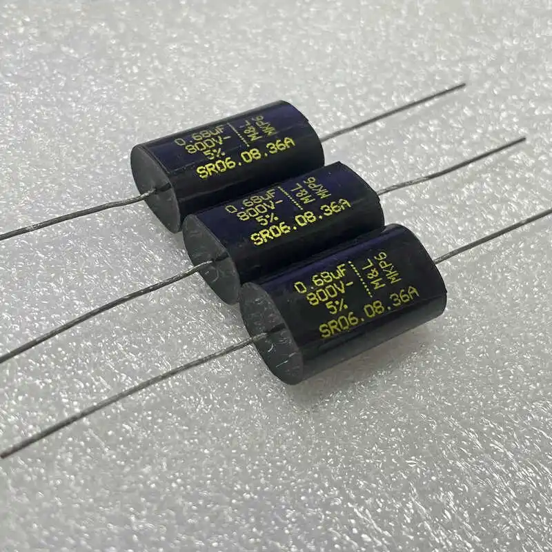 1PCS/LOT 800v   0.68uf 684j  800vdc MKP6 Axial High-end Coupled Thin Film Capacitor