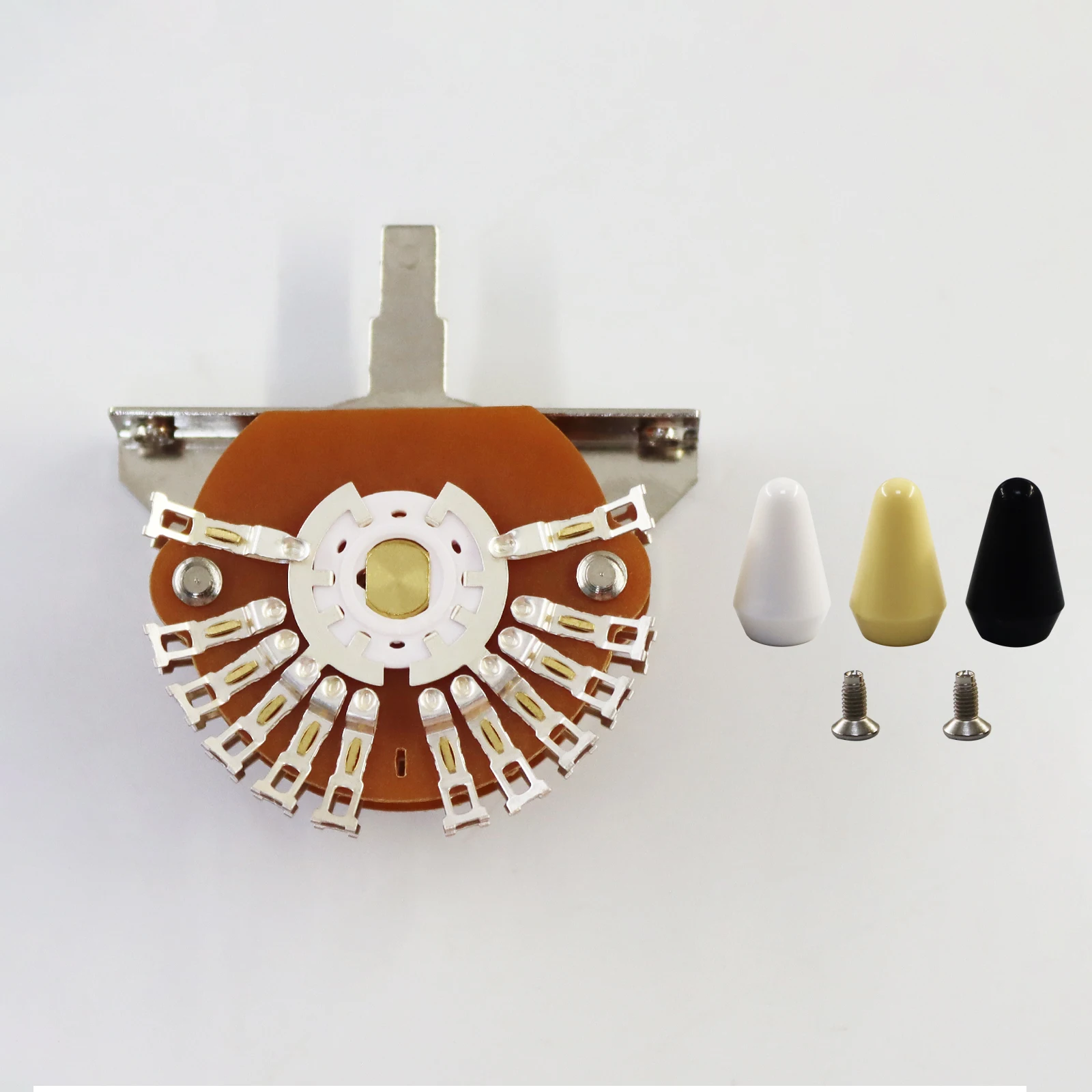 PHRILAM 3-Way 8-Legs 5-Way Electric Guitar Switch Metal Plastic with Screws 1pc Tip Switch Guitar Accessories