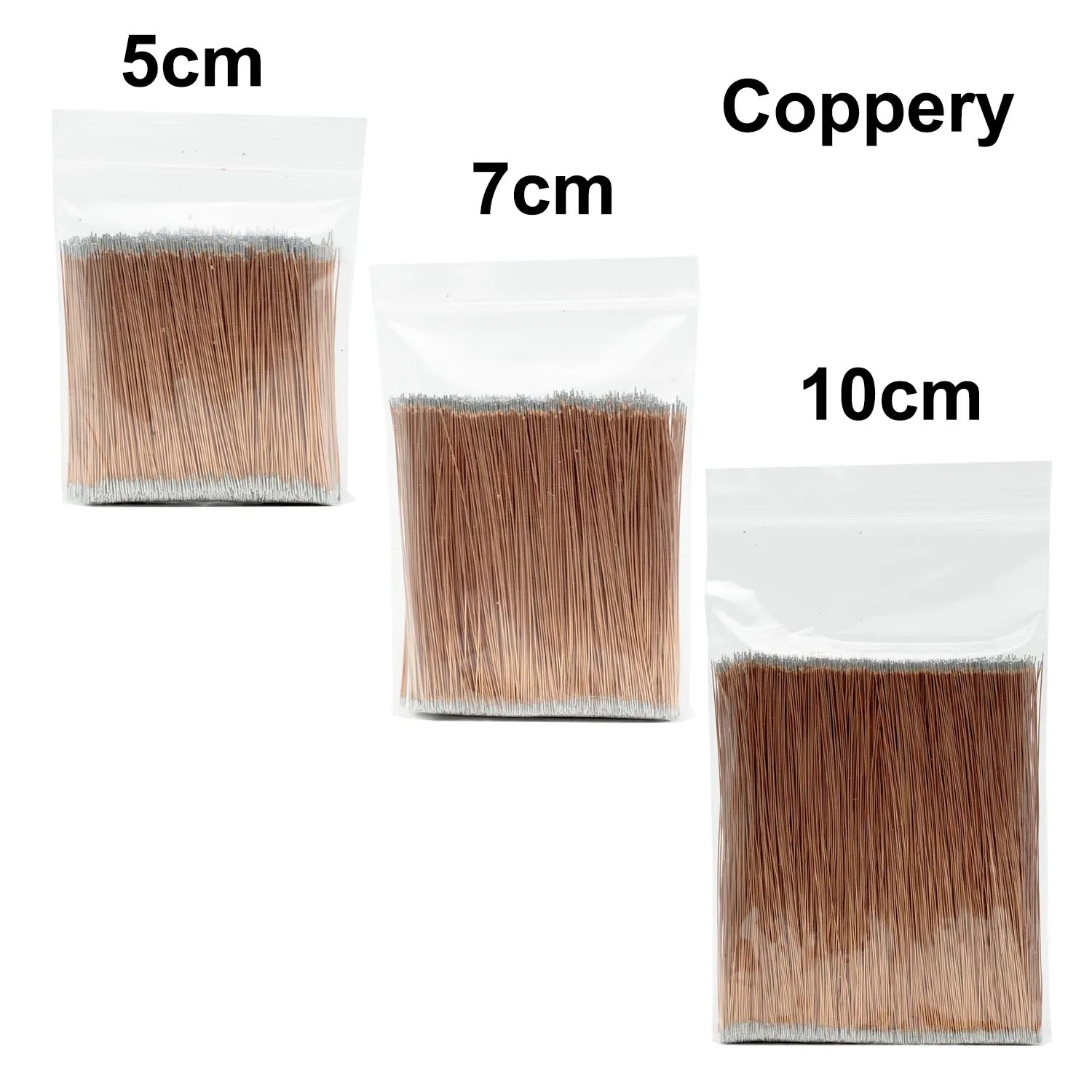 Black/Copper Enameled Wire LED Neon Light Welding Wire 5/7/10CM Intermediate Connector 5-100PCS