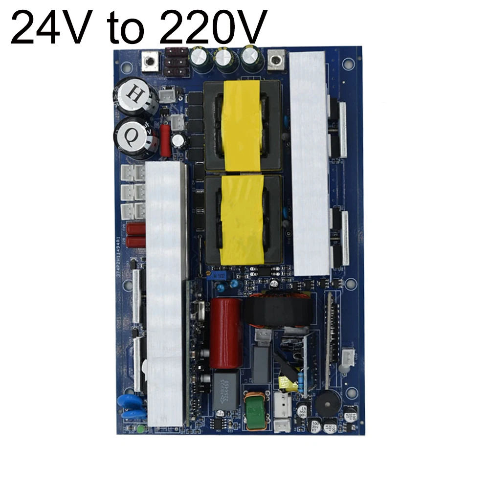 New Pure Sine Wave Inverter Motherboard 50Hz 24V Input to 220V Output 800W Inverter Module Overload/Short-circuit Protection