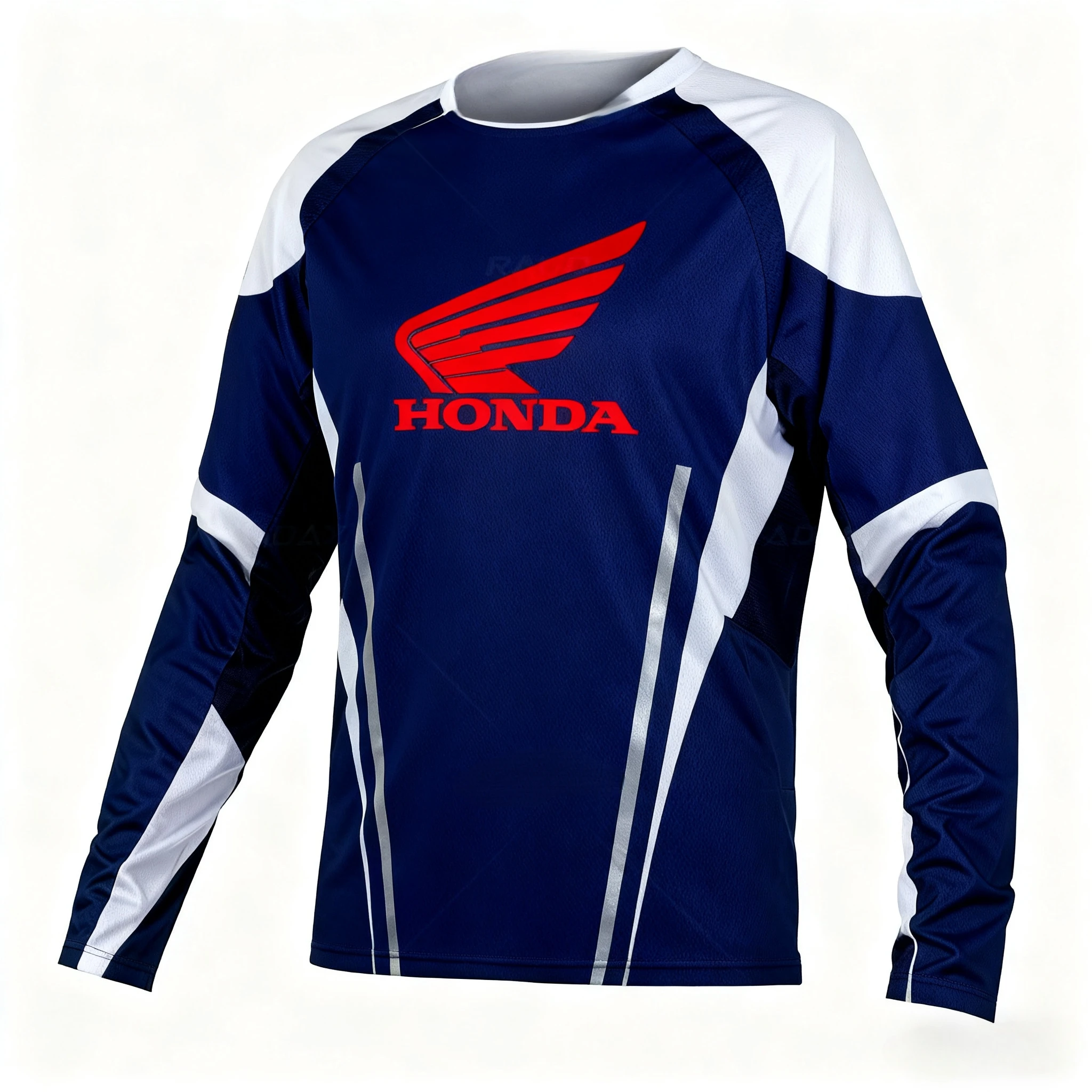 

Мужская летняя футболка Honda, автомобильная брендовая спортивная мотоциклетная гоночная быстросохнущая подростковая модная повседневная футболка с длинным рукавом ​