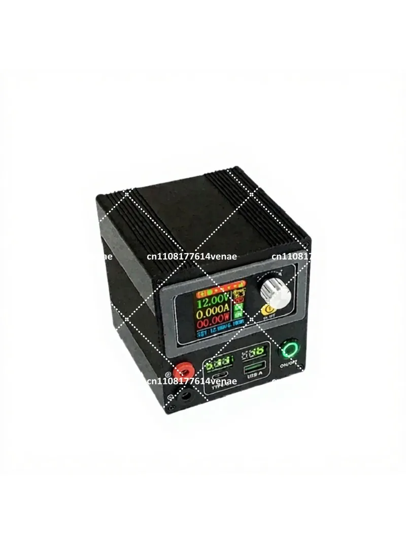 DIY Box DC DC Buck Boost Converter CC CV Power Module Adjustable Regulated Laboratory Power Supply Variable