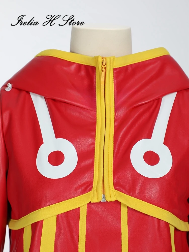 Irelia H ONE PIECE disfraz de Cosplay de Luffy, Anime, abrigo de PU, Disfraces de Halloween para hombre