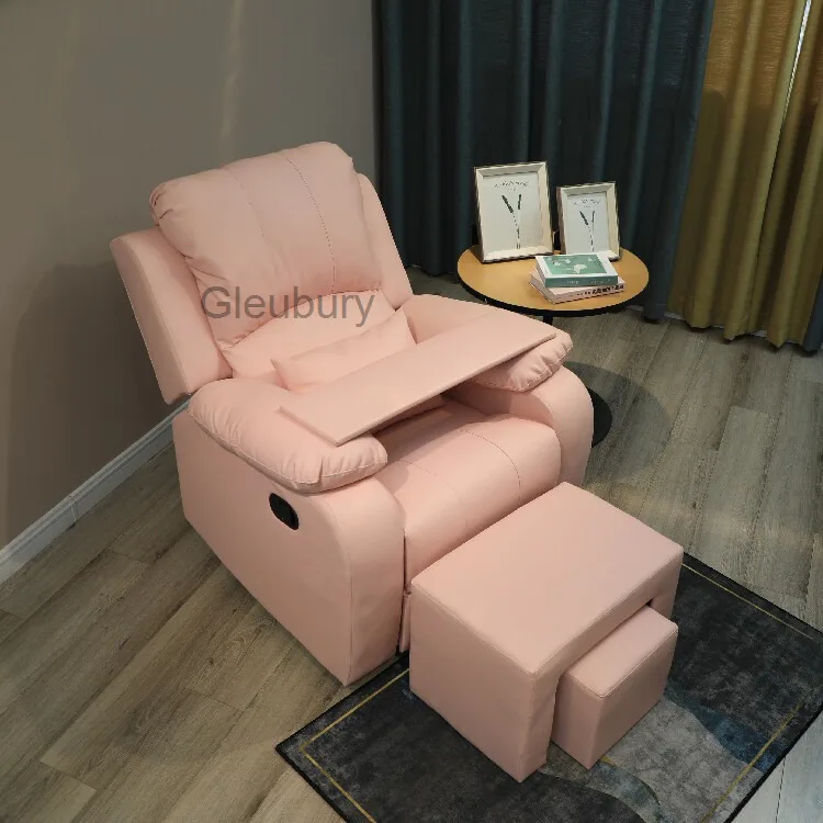 Nail Salon Sofa Electric Eyelash Tattoo Eyebrow Embroidery Ear Cleaning Foot Massage Pedicure Adjustable Multifunctional Chair