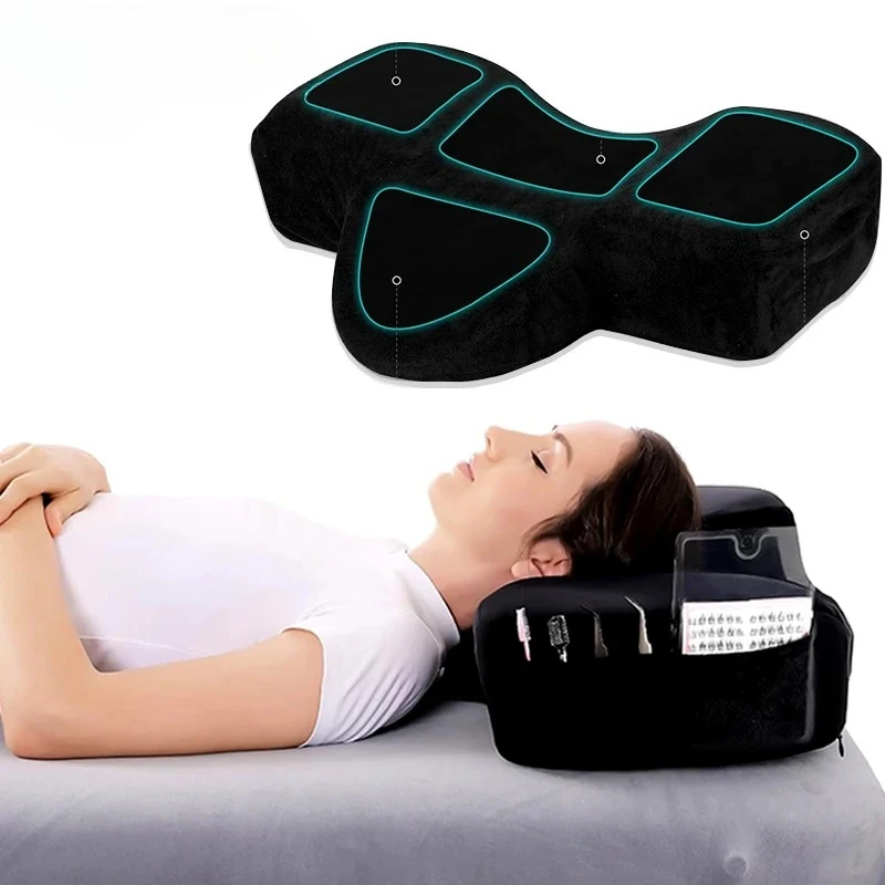 Beauty Lash Pillow for Lash Extension Memory Foam Eyelash Pillow Support for Protecting The Neck Salon Eyelashes Accessories