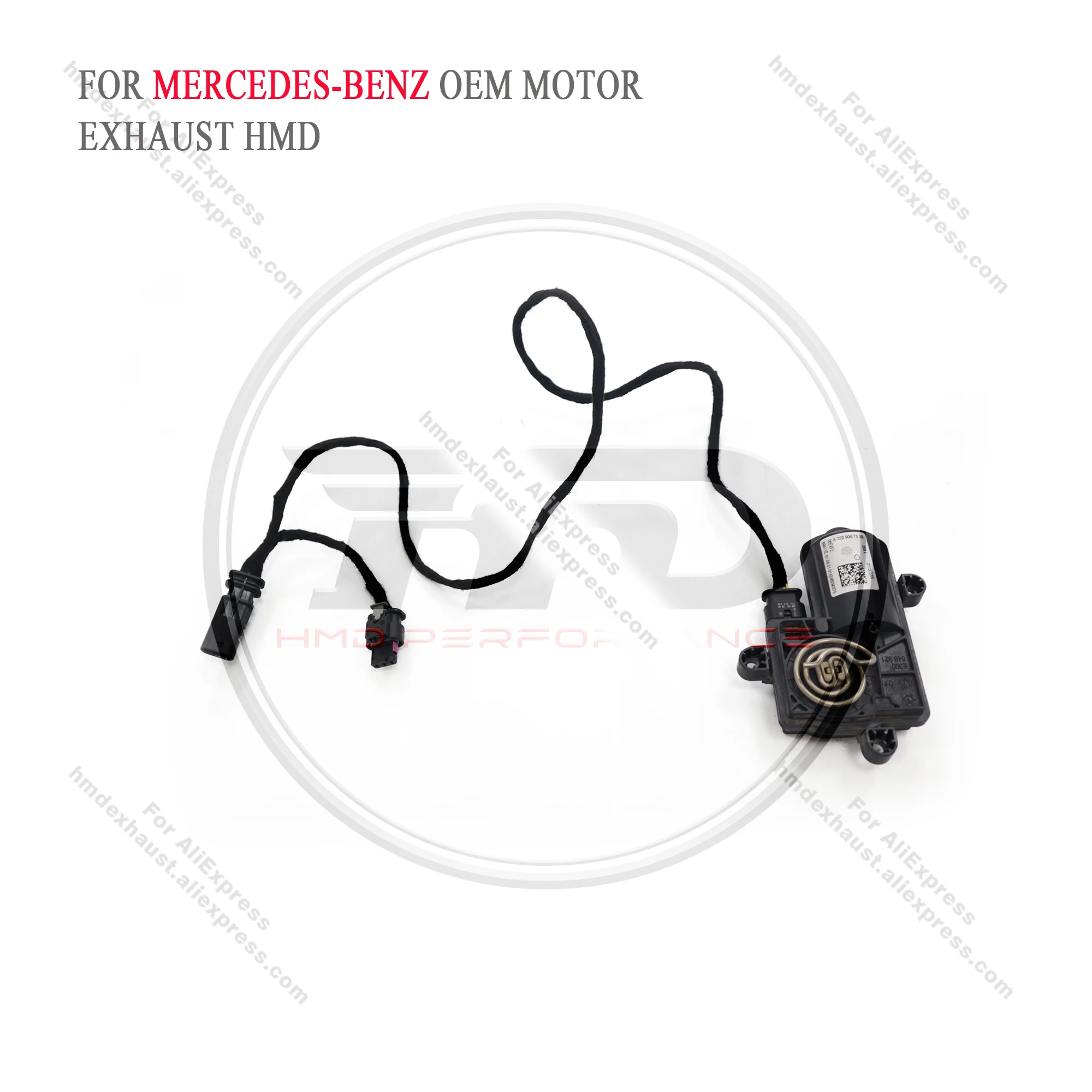 HMD Car Exhaust System Electronic OEM Valve Motor Three Needle For Mercedes Benz Disassembly Of Original Car