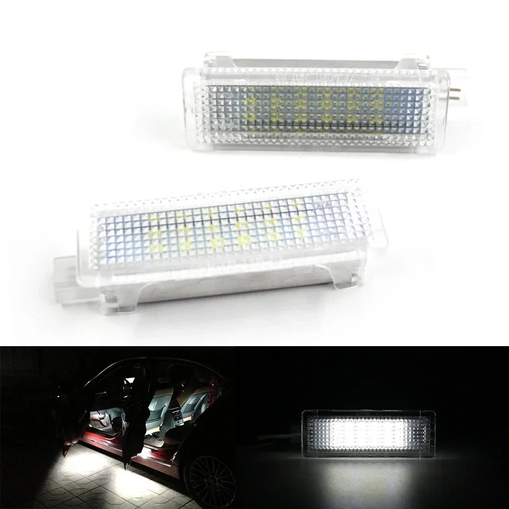 2PCS Car LED Courtesy Footwell Under Door Interior Light Luggage for BMW E60 E92 E93 E81 E87 E88 F01 F02 F10 F11 F18 F20 X5