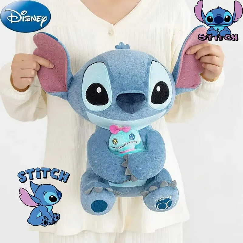 New Disney Movie Lilo & Stitch Plush Doll Souvenir 20-25cm Cute Stitch Anime Figure Stuffed Toys Soft Pillow Children Gifts