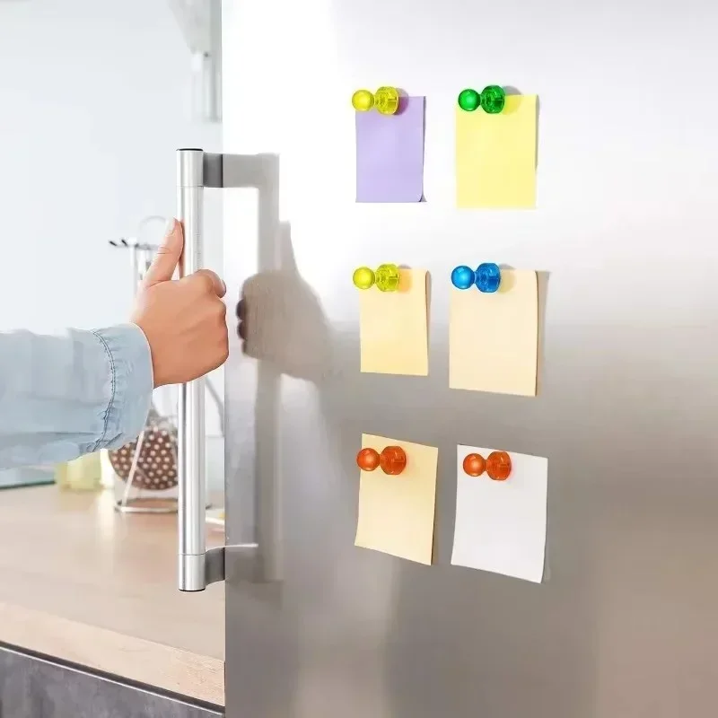 Neodym-Magnet für Kühlschrank, magnetischer Push-Pin, perfekter Magnet für Kühlschränke, Kalender und Karten, N52, 10 Stück Imanes Para Niños