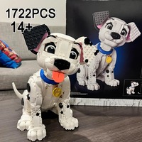 Brand new best-selling 43269 cute Dalmatian model building blocks, classic pet animal DIY building block toys, children's gifts