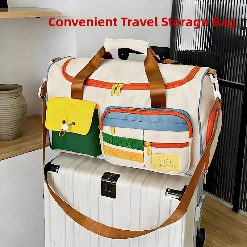 

Вместительная дорожная сумка-органайзер для багажа, чехол для чемодана, сумка для ручной клади для студентов, возвращающихся в школу