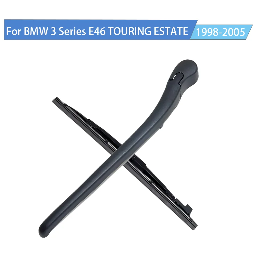 For BMW 3 Series E46 TOURING ESTATE 2001-1998-2005 Rear Window Windshield  Rear Wiper Blade Arm Set
