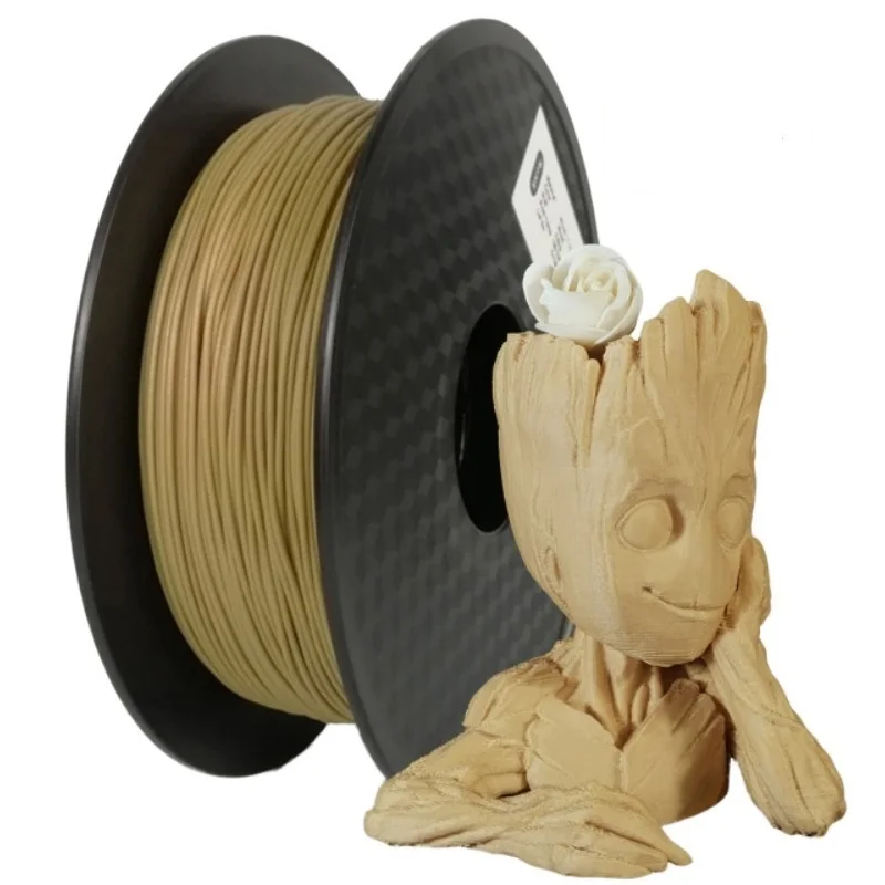 Drukarka 3D Filament drewniany PLA 1,75 mm Sublimacja Drewniany PLA 1kg/500g/250g Materiał do druku 3D Heban Czerwony Sandał Drewno Filamento