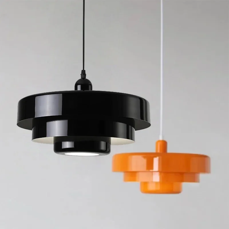 Lampada a sospensione nordica in ferro E27 lampade a sospensione Decorative per la casa per ristorante camera da letto soggiorno caffè Macaron illuminazione a LED per interni