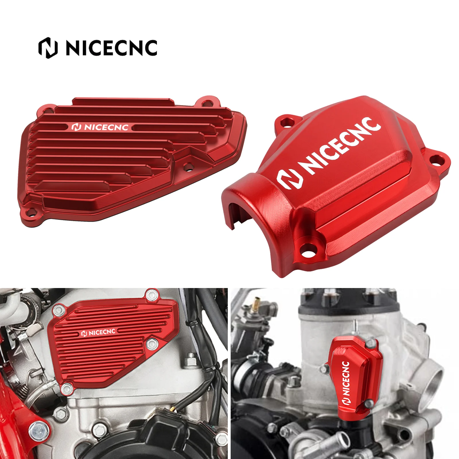 

NiceCNC For BETA RR250 RR300 2013-2022 XTrainer 250 300 2015-2022 Left & Right Power Valve Cover Exhaust Control Guard Protector