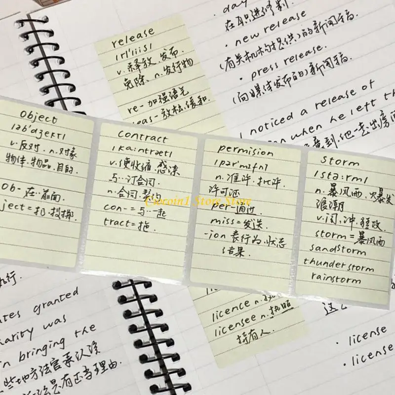 A3PC 100 Sheets Sticky Notes Memo Pad Notepads for Writing Note Taking Journaling