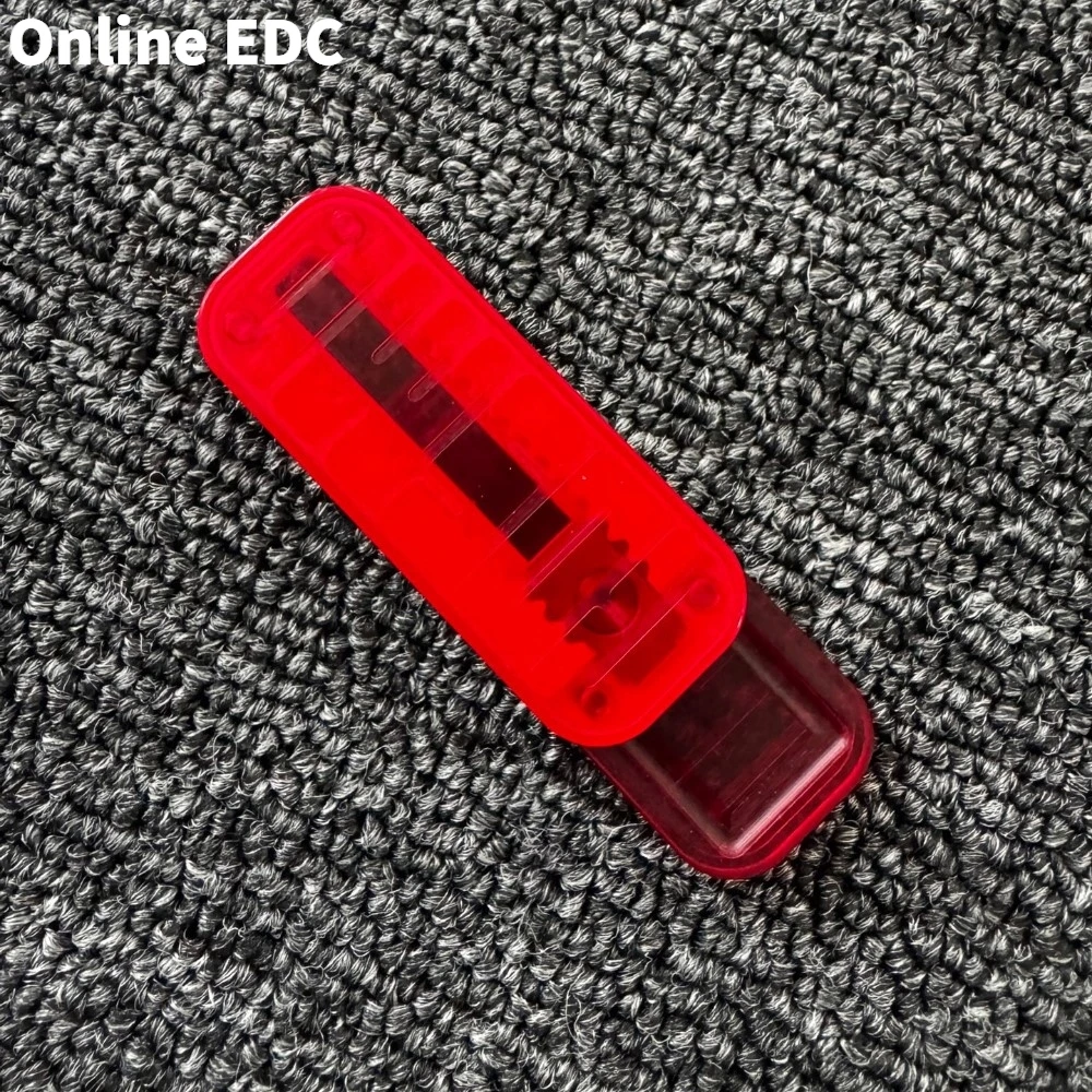 المملوكة مسبقًا 42COSMO EDC PC Red Fidget Slider لعبة تخفيف التوتر دفع المنزلق أدوات تخفيف القلق التصميم الأصلي #5