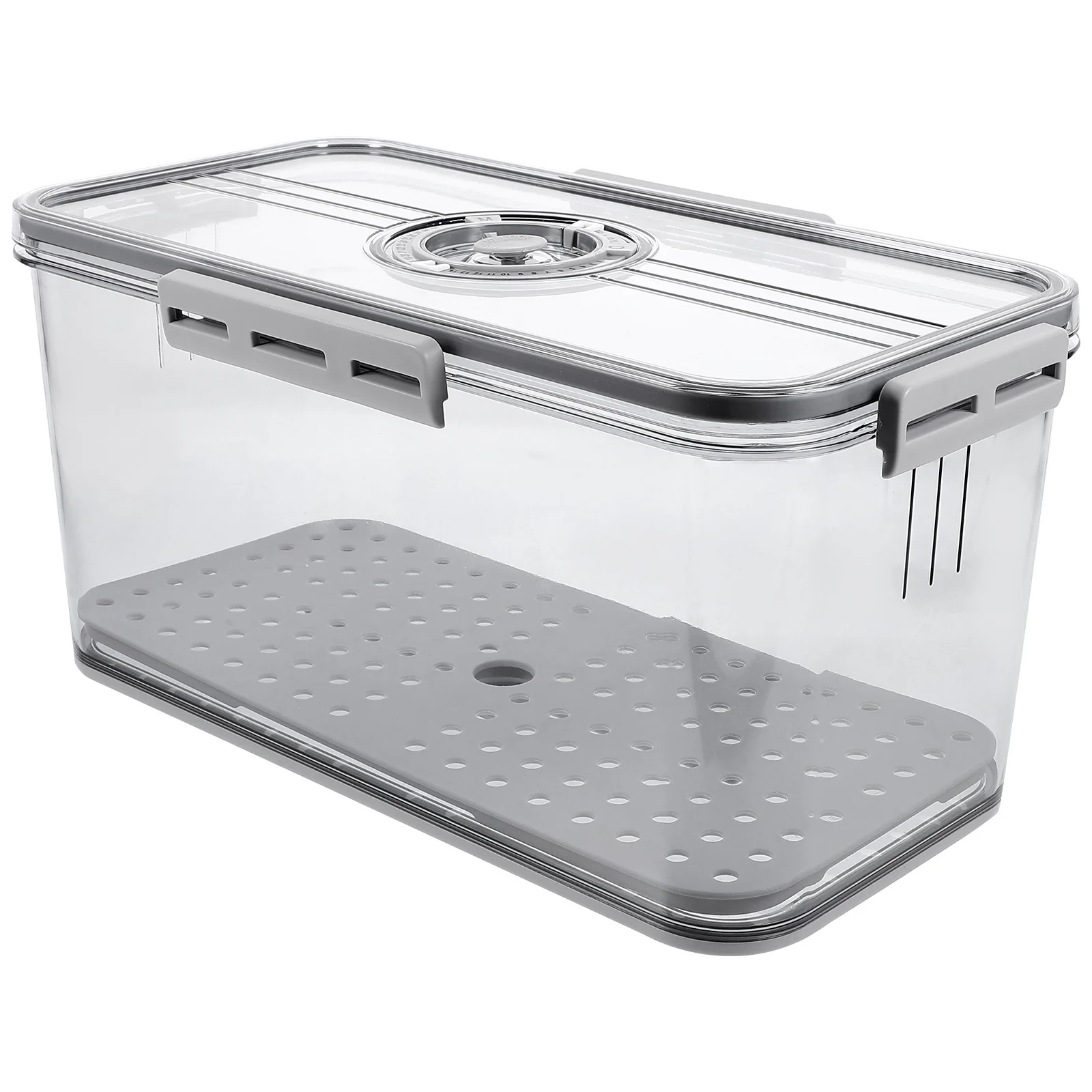 

Food Storage Box Transparent Airtight Container For Fridge Vegetable Fruit Kitchen Organizer Refrigerator Container Box