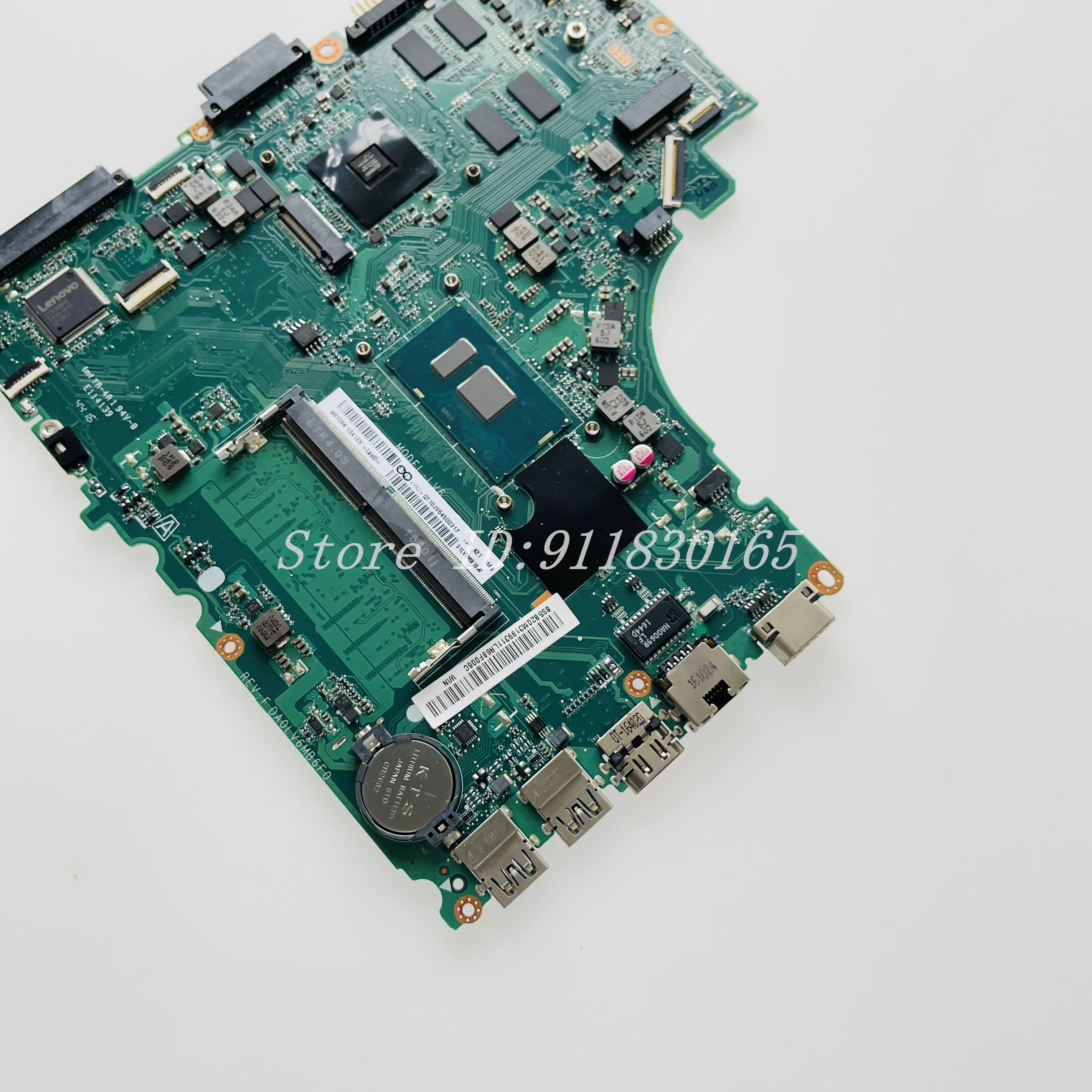 Imagem -06 - Placa-mãe Portátil para Lenovo Cpu Amd Radeon r5 Gpu 2gb 4gb de Ram Da0lv6mb6f0 V31014isk V310-14ikb i3 i5 i7