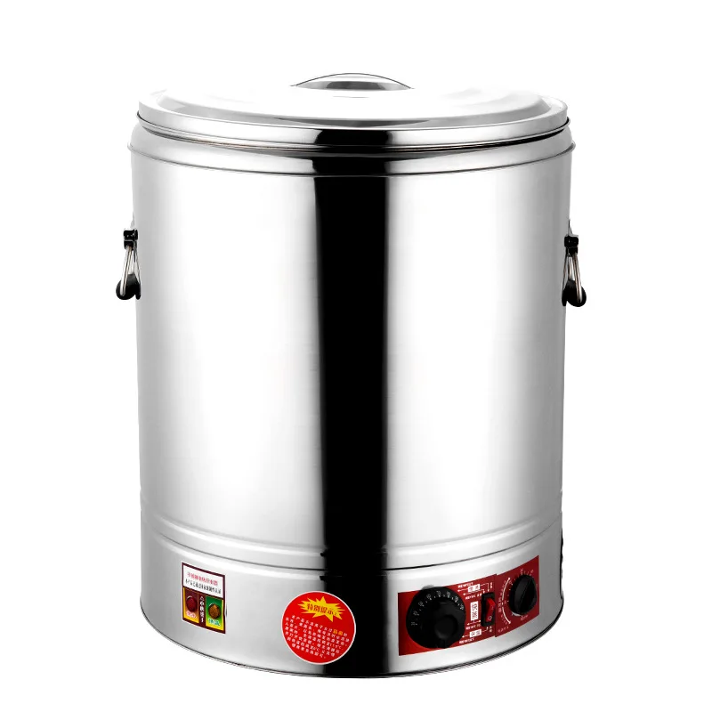 commercial-304-stainless-steel-electric-heating-insulated-barrel-80l-double-layer-breakfast-canteen-hot-water-dispenser