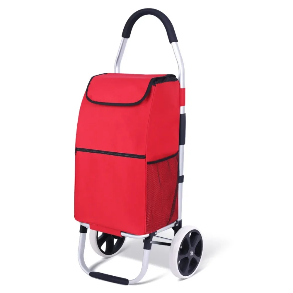 Space Saving Foldable Stair Climbing Cart Easy Carry Multifunctional Home Outdoor Pull Luggage Trolley