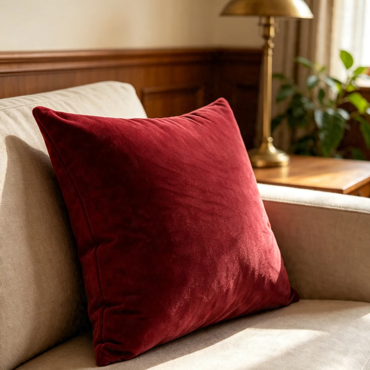 Solid Velvet Square Throw Pillow Covers, Soft Decorative Cushion Cases, Modern Home Sofa Couch Decor Pillow Shells