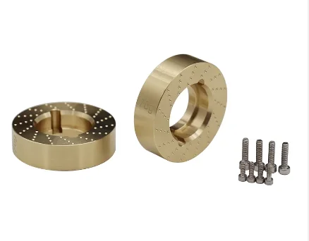 

Hot Racing Brass Front Steering Cup Counterweight Block Fits 1/10 Axial SCX10II 90046 90047 76G/Piece