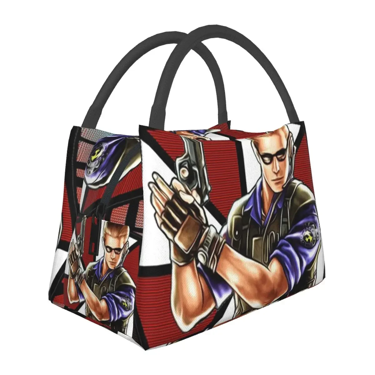 

Сумки для обеда Albert Wesker, изолированная коробка для бенто, портативная сумка для обеда, сумки для пикника, термосумка-холодильник для женщин, студенческого офиса