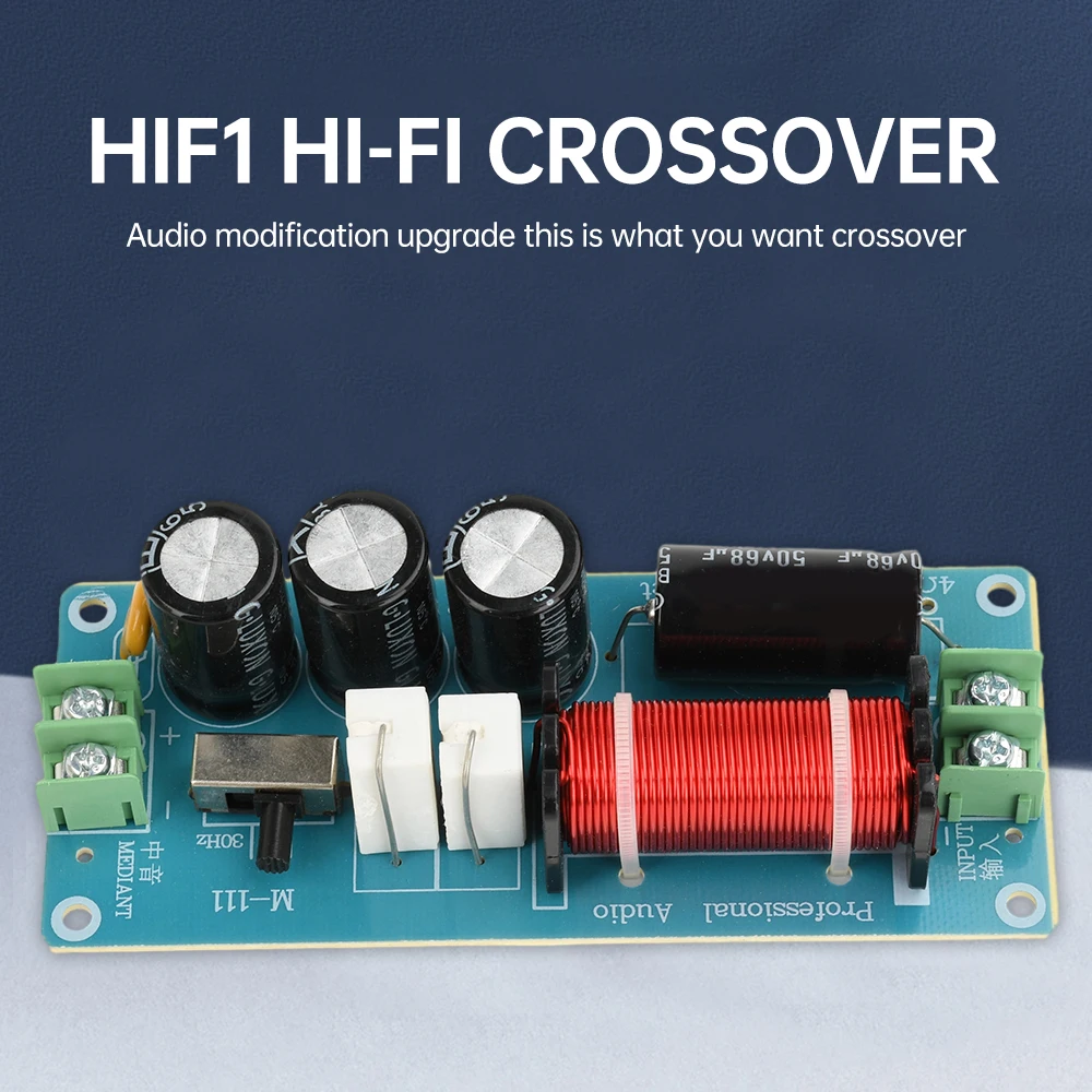 150W HiFi High Fidelity Pure Midrange Crossover Car Audio Lautsprecher Modifikation Crossover Verstärker Frequenzpunkt 750-2000Hz