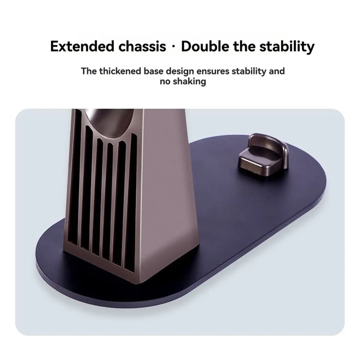 

Совместимый держатель для выпрямителя для волос Dyson, кронштейн из алюминиевого сплава, цельная настольная подставка для хранения для Dyson Airstrait HT01