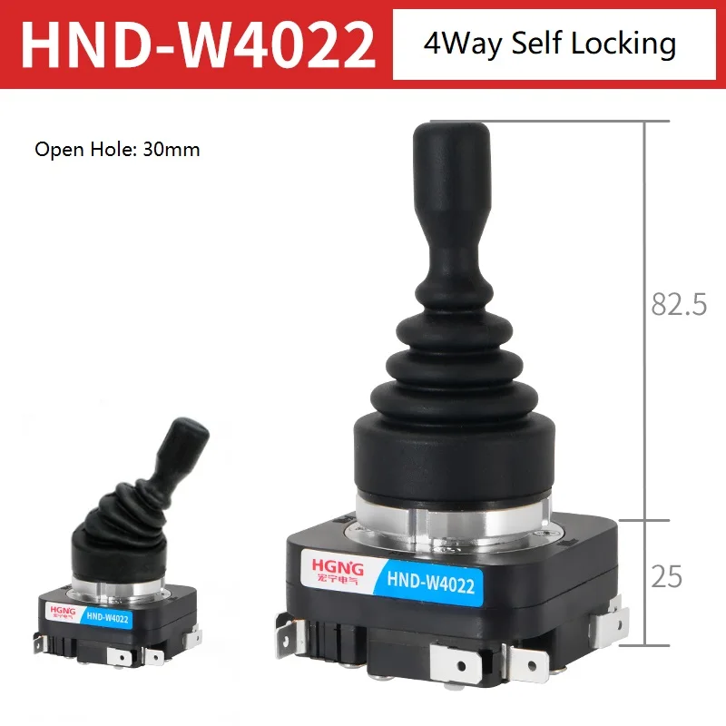 30mm Open Hole Cross Rocker Switch 2Way 4Way Position Self Latching Reset Momentary Master Monolever Toggle Switches 2NO 4NO HND