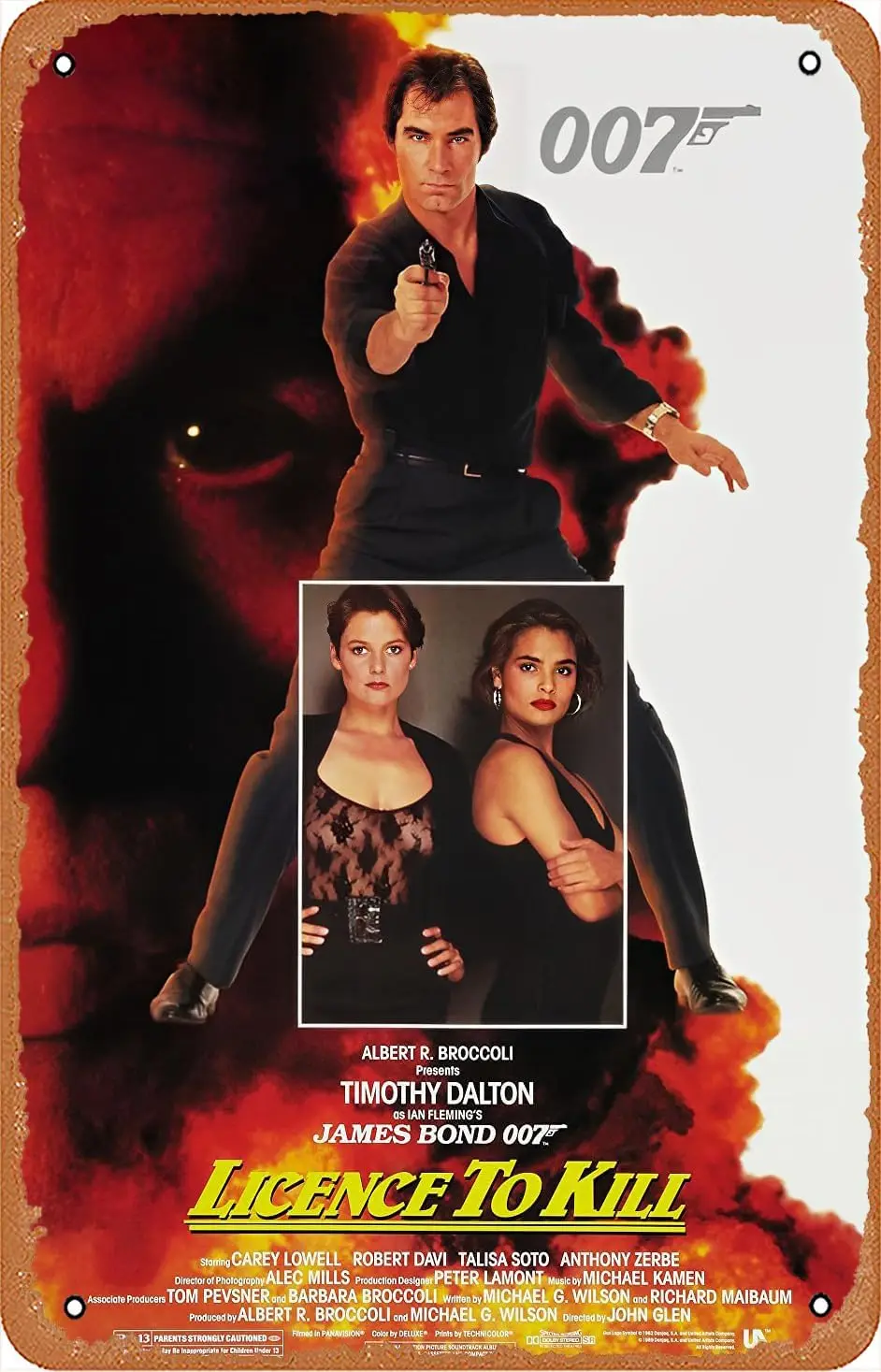 License To Kill Movie Poster Print - 1989 - Action - 1 Sheet