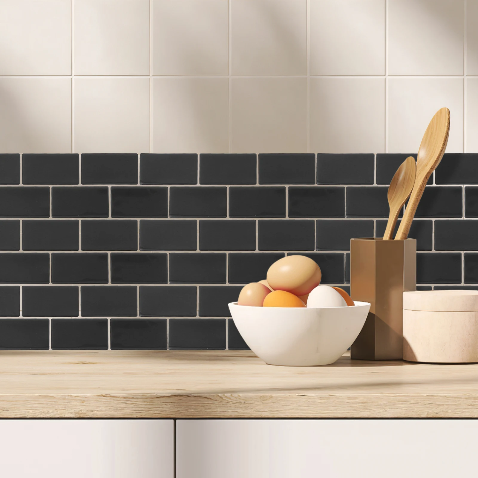 

10 Sheets 3D Drip Glaze Wallpaper Self Adhesive Kitchen Bathroom Tiles Waterproof Oilproof Easy Clean Durability Tilelike