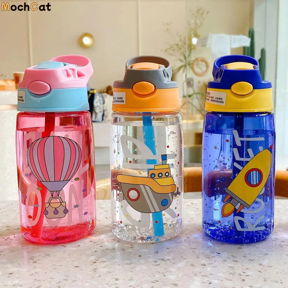 

Baby Portable Polypropylene Leakproof Water Cartoon Soft Silica Gel Children's Cups Feeding Cups Water Bottles Water Sippy Cup