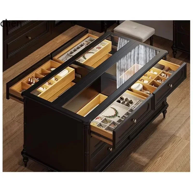 DSA Cloakroom Nakajima Cabinet Jewelry Display and Storage Integrated Island Cabinet Jewelry Cabinet
