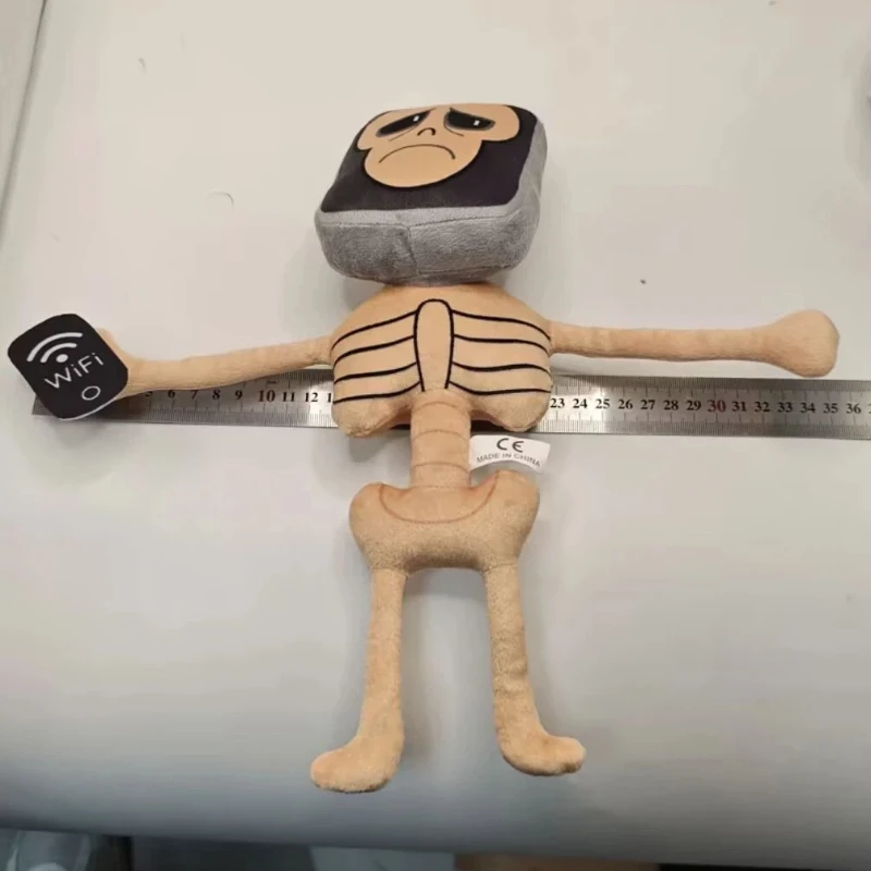 Nuova collezione 2025 Pot Hotspot Brainrot peluche - Simpatico scheletro farcito giocattolo Meme personaggio bambola per i fan dei giochi regalo del festival