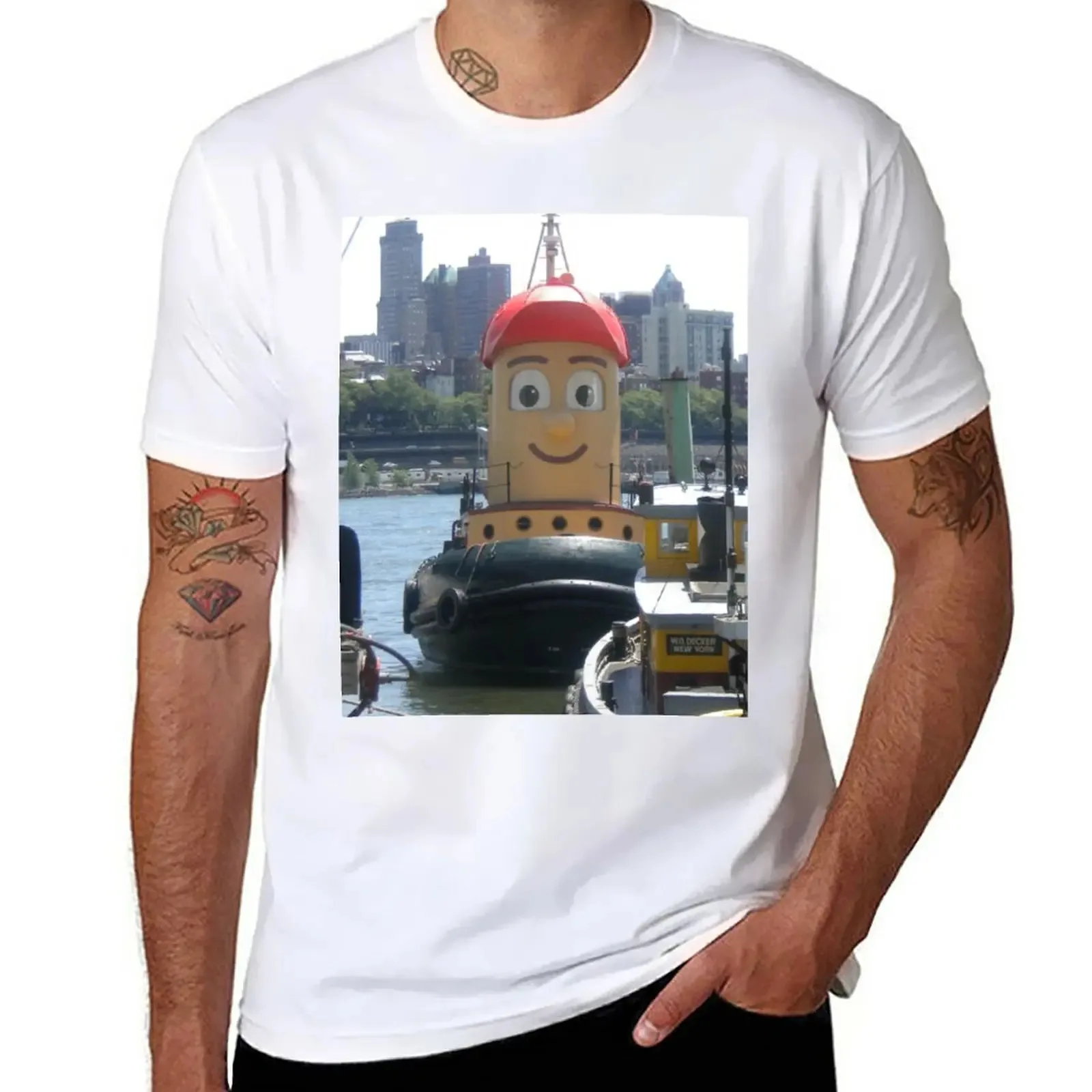 New Theodore Tugboat T-Shirt Anime t-shirt sublime t shirt mens workout shirts