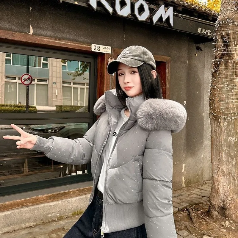 New Down Cotton Jacket 2026 Comfortable Casual Women's Winter Parka Ladies Coat Sense of Design Warm Fashion Female Jacket